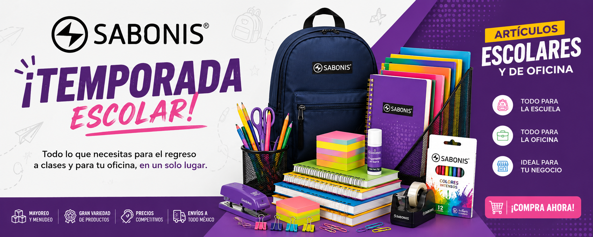 ¡La temporada escolar ya comenzó!